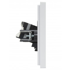 FORTE@PIANO Розетка компьютерная двойная RJ45 кат.5E FP233 белый IEK