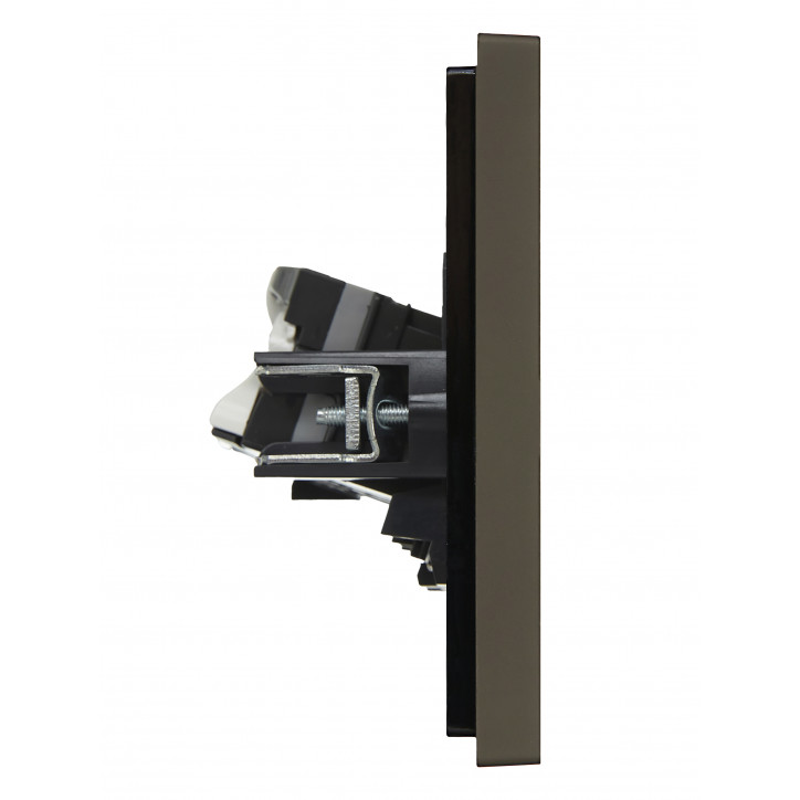 FORTE@PIANO Розетка компьютерная двойная RJ45 кат.5E FP333 серый IEK FORTE@PIANO Розетка компьютерная двойная RJ45 кат.5E FP333 серый IEK