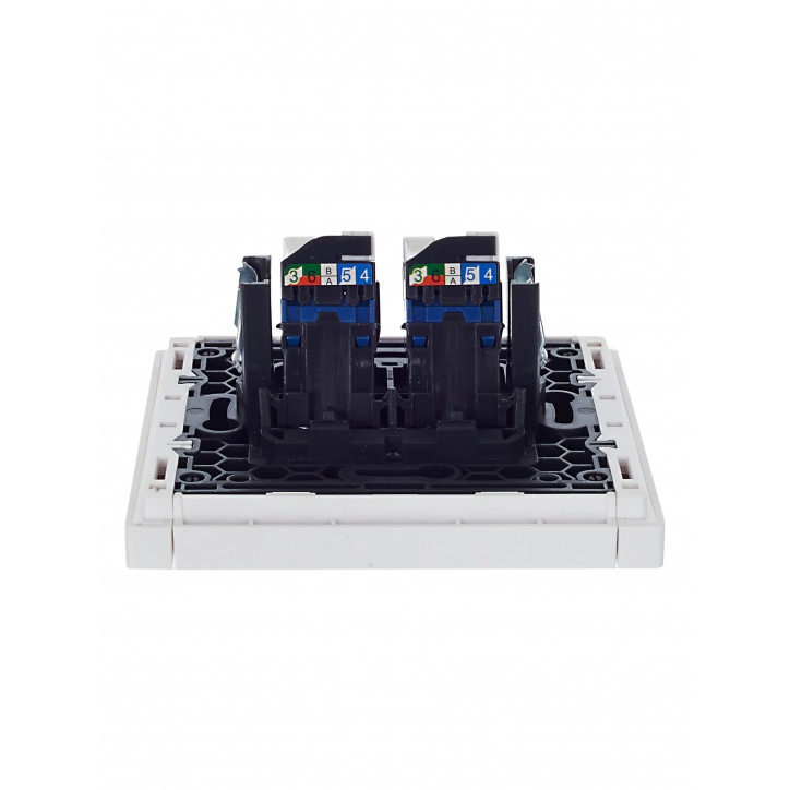 FORTE@PIANO Розетка компьютерная двойная RJ45 кат.6 FP234 белый IEK