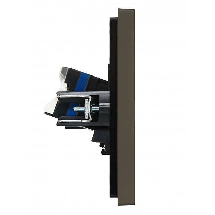 FORTE@PIANO Розетка компьютерная двойная RJ45 кат.6 FP334 серый IEK FORTE@PIANO Розетка компьютерная двойная RJ45 кат.6 FP334 серый IEK