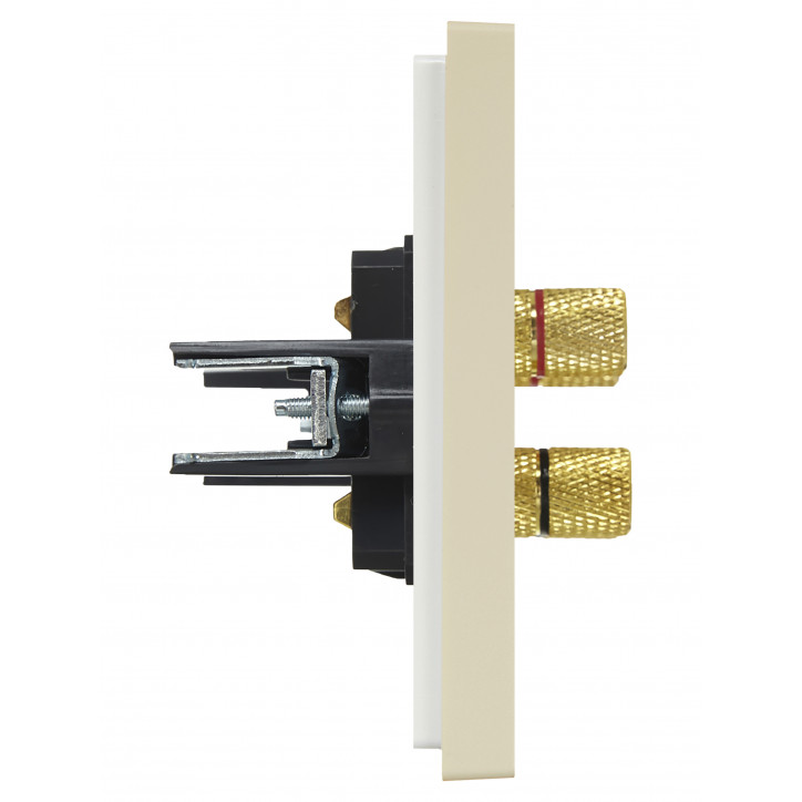 FORTE@PIANO Аудиорозетка 4-местная FP439 ваниль IEK