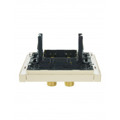 FORTE@PIANO Аудиорозетка 4-местная FP439 ваниль IEK