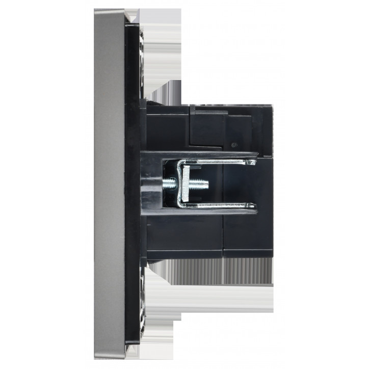 FORTE@PIANO Розетка USB A+C 18Вт FP551 сталь IEK