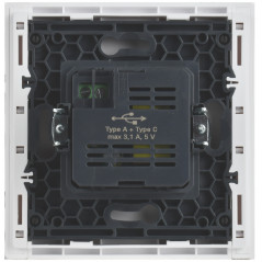 FORTE@PIANO Розетка USB A+C 3,1А FP250 белый IEK