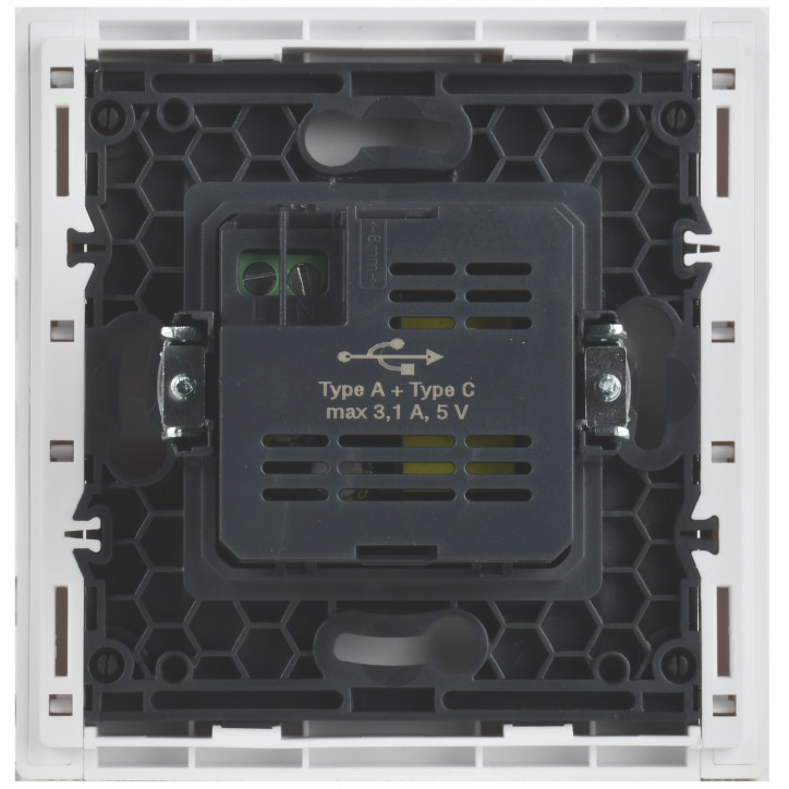 FORTE@PIANO Розетка USB A+C 3,1А FP250 белый IEK