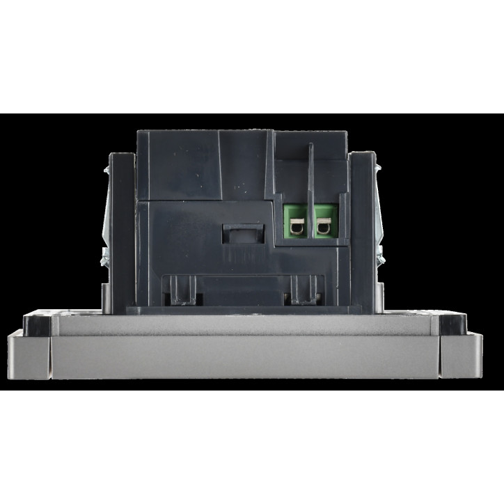 FORTE@PIANO Розетка USB A+C 3,1А FP550 сталь IEK FORTE@PIANO Розетка USB A+C 3,1А FP550 сталь IEK