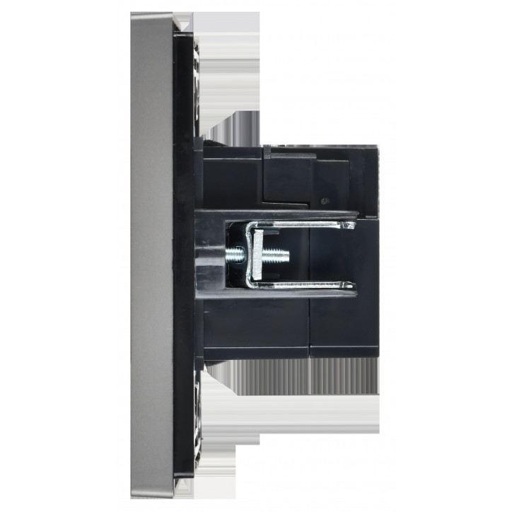 FORTE@PIANO Розетка USB A+C 3,1А FP550 сталь IEK FORTE@PIANO Розетка USB A+C 3,1А FP550 сталь IEK