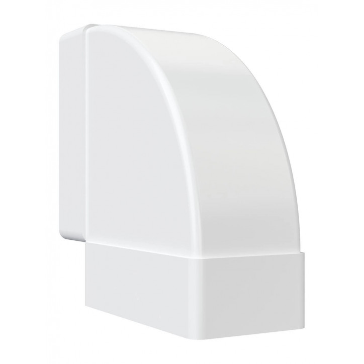 Колено горизонтальное пластиковое 90° 55х110 Колено горизонтальное пластиковое 90° 55х110