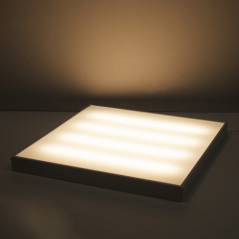 Светильник светодиодный ДВО 30 Вт 2800 лм 3000К AC 220В IP40 595х595х50мм матовый опал CRI»80Ra MiR