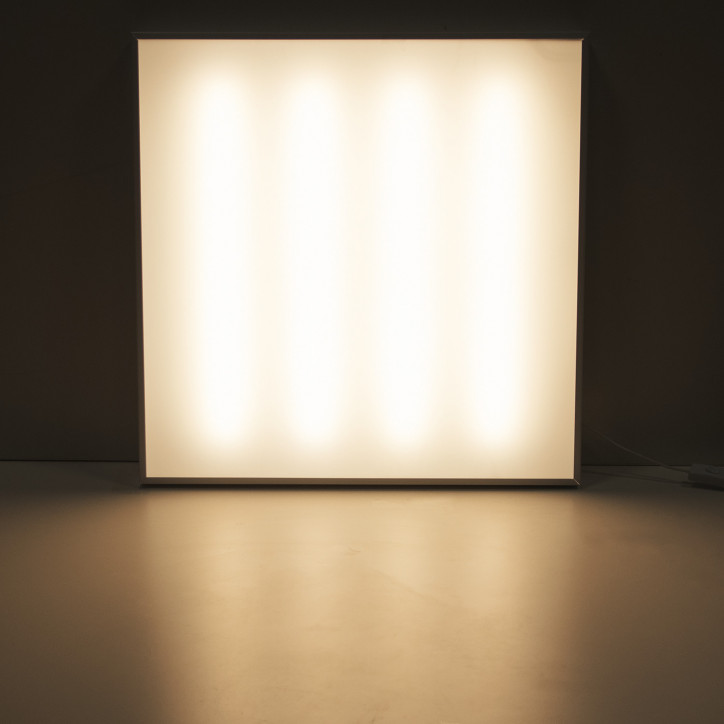 Светильник светодиодный ДВО 30 Вт 2800 лм 3000К AC 220В IP40 595х595х50мм матовый опал CRI»80Ra MiR