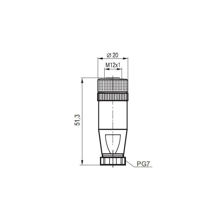 Соединитель CS S254R-3 (PG7) Соединитель CS S254R-3 (PG7)