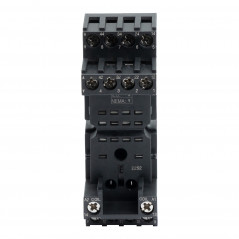Колодка с винтовыми клеммами для реле на 4 группы: IR-24DC/220DC/230AC-4CO