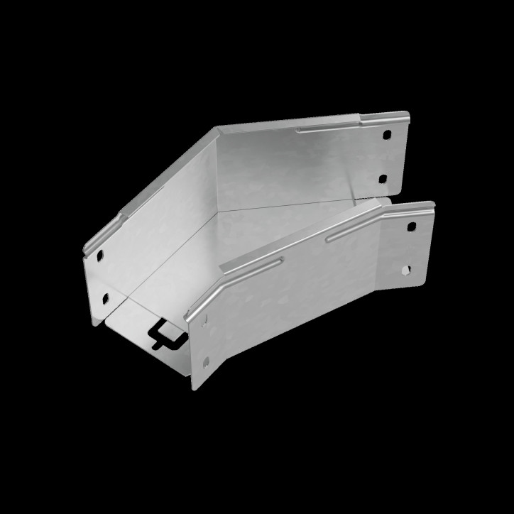 Угол горизонтальный 45 гр. 100х100 мм ПЛЮС INOX304