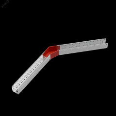 Угол горизонтальный 45 гр. 100х100 мм ПЛЮС INOX304