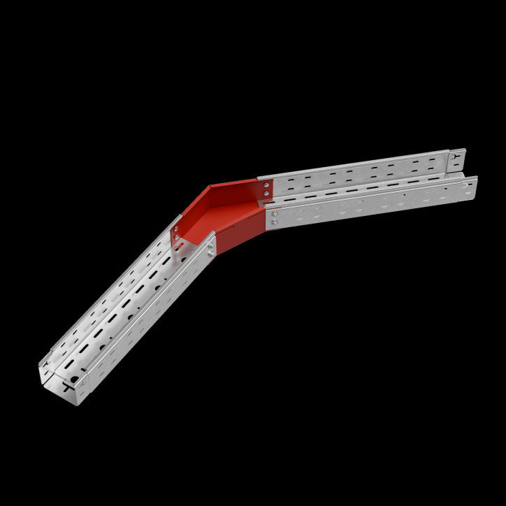 Угол горизонтальный 45 гр. 80х100 мм ПЛЮС INOX304 Угол горизонтальный 45 гр. 80х100 мм ПЛЮС INOX304