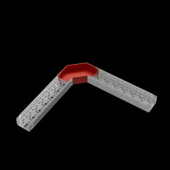 Угол горизонтальный 90 гр. 100х150 мм ПЛЮС INOX304