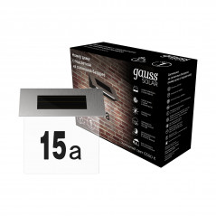 Номер дома на солнечной батарее LED 6500K Solar Gauss