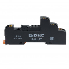 Колодка c клеммами push-in для реле на 1 группу: IR-24DC/230AC-1CO
