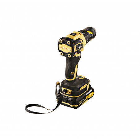 Дрель-шуруповерт аккумуляторная бесщеточная ударная PLATINUM в кейсе 18 В 65Нм патрон 13мм 2х2Ач