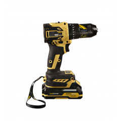 Дрель-шуруповерт аккумуляторная бесщеточная ударная PLATINUM в кейсе 18 В 65Нм патрон 13мм 2х2Ач