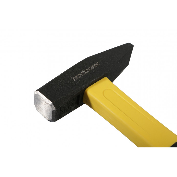 Молоток слесарный усиленный с фибергласовой рукояткой кованый боек 500гр