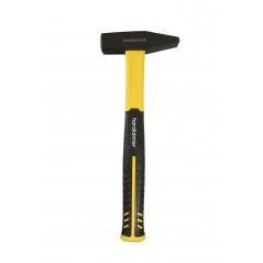 Молоток слесарный усиленный с фибергласовой рукояткой кованый боек 500гр