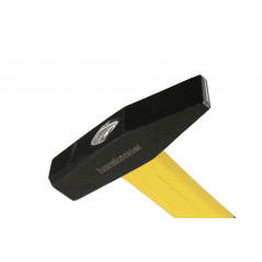 Молоток слесарный усиленный с фибергласовой рукояткой кованый боек 500гр