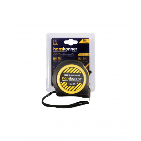 Рулетка с мощным магнитом 2 стопа корпус на 20% компактнее стандартного 10м X 25мм