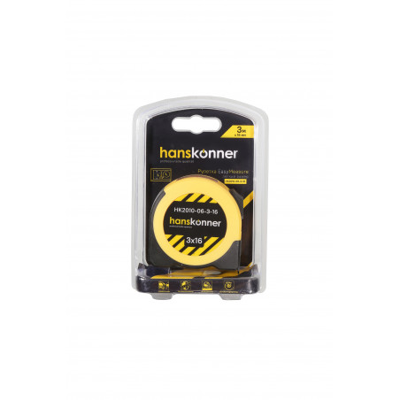 Рулетка с окном для считывания внутренних размеров 3м X 16мм