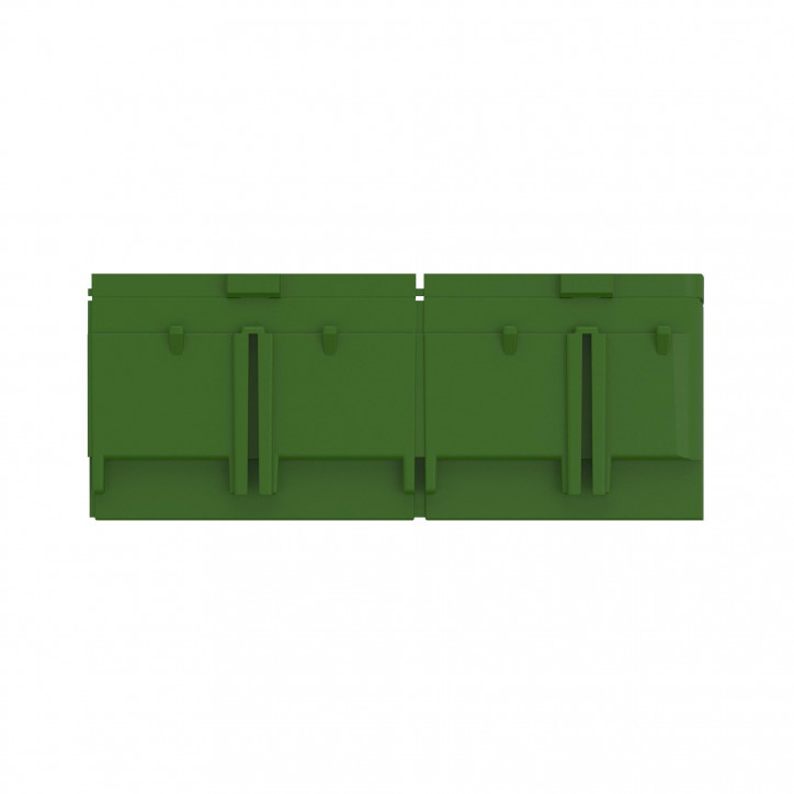 Шинный держатель FRAME 162мм (4 сегмента, до 20 полюсов), зеленый (для всех щитов) Шинный держатель FRAME 162мм (4 сегмента, до 20 полюсов), зеленый (для всех щитов)