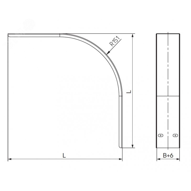Крышка на угол вертикальный внешний 90 градусов 100х100, 1,2 мм, цинк-ламель, в комплекте с крепежными элементами необходимыми д