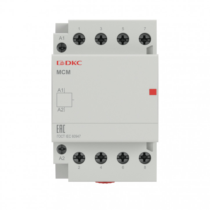 Контактор модульный YON max типа MCE, 4P, 40A, 240В, 4НО