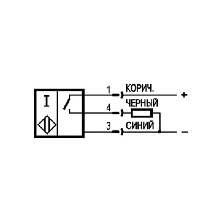 Индуктивный бесконтактный выключатель ISN EC4A-31P-12-LZS4