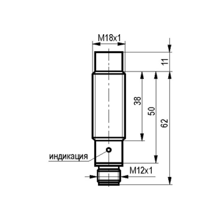 Индуктивный бесконтактный выключатель ISN EC4A-31P-12-LZS4