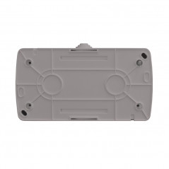 Клио блок наружный горизонтальный: выключатель одноклавишный + розетка одноместная с прозрачной крышкой, IP54, с/з, 16А, 220В, с