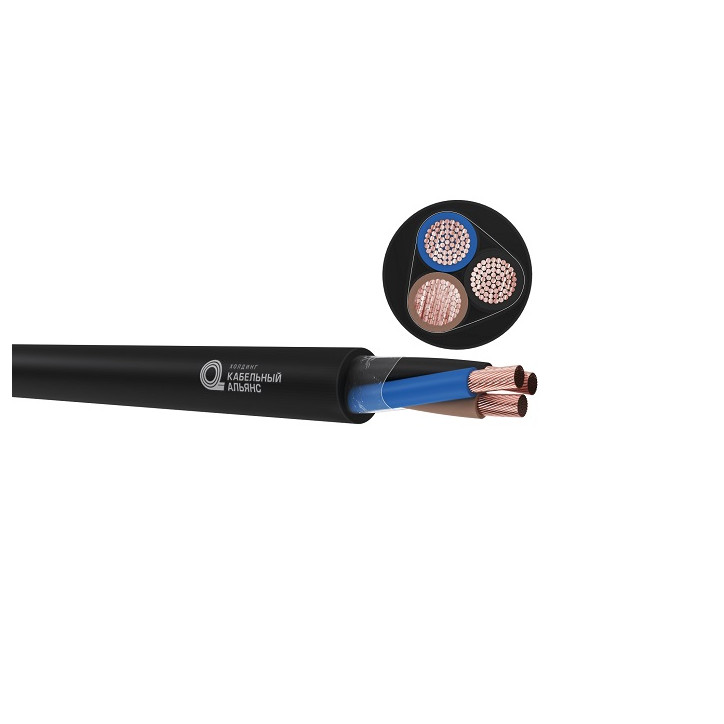 Кабель силовой КГ-ХЛ 3х4-220/380В-3 Кабель силовой КГ-ХЛ 3х4-220/380В-3