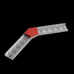 Крышка горизонт. угла 45 гр. 150 мм ПЛЮС INOX304