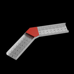 Крышка горизонт. угла 45 гр. 300 мм ПЛЮС HD