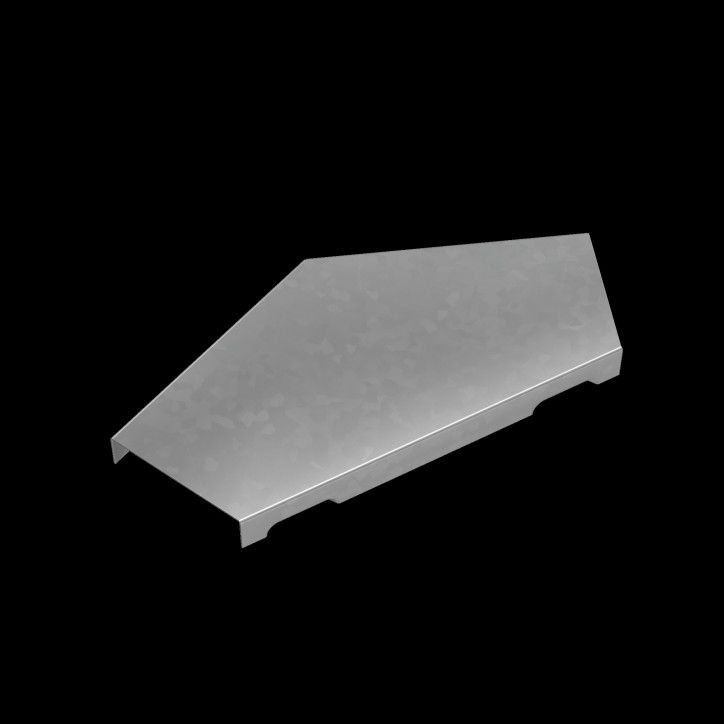 Крышка горизонт. угла 45 гр. 50 мм ПЛЮС INOX304 Крышка горизонт. угла 45 гр. 50 мм ПЛЮС INOX304