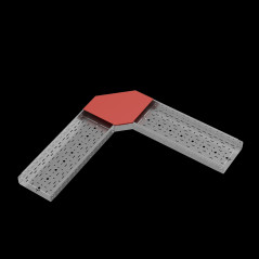 Крышка горизонт. угла 90 гр. 300 мм ПЛЮС INOX304