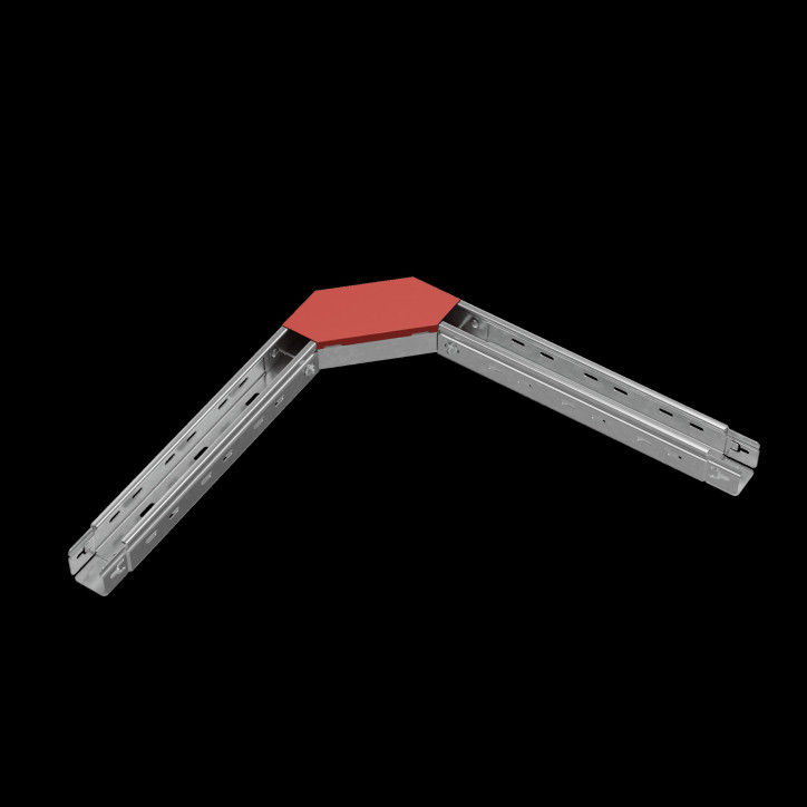 Крышка горизонт. угла 90 гр. 50 мм ПЛЮС INOX304