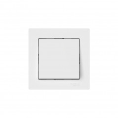 ATLASDESIGN 1-клавишный ВЫКЛЮЧАТЕЛЬ, сх.1, 10АХ, в сборе, быстрозажимные клеммы, БЕЛЫЙ