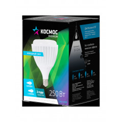 Лампа светодиодная LED 250Вт 220В E40 D190х263 6500К холодный 22500 лм