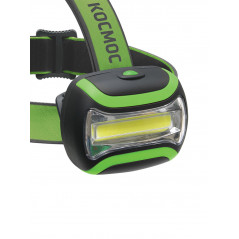 Фонарь налобный, 3W COB LED, 3 батарейки АА, 180Лм
