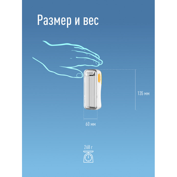 Фонарь-светильник аккумуляторный, 10W LED, аккум. 4V 2Ah3, 440Лм, 3 часа Фонарь-светильник аккумуляторный, 10W LED, аккум. 4V 2Ah3, 440Лм, 3 часа