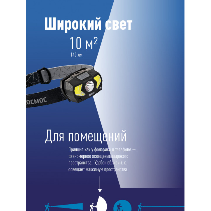 Фонарь налобный , 3W, 3 батарейки ААА, 140Lm, Фонарь налобный , 3W, 3 батарейки ААА, 140Lm,