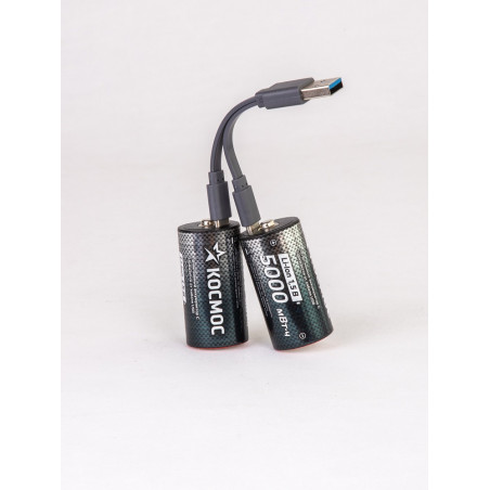 Аккумулятор C Li-ion 3300мАч 2 шт в на блистере