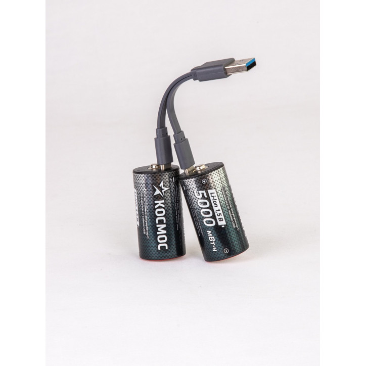 Аккумулятор C Li-ion 3300мАч 2 шт в на блистере