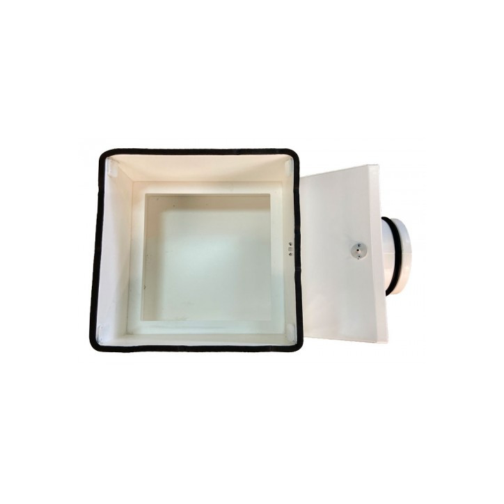 Корпус HEPA фильтра ( 457х457х 78) в гигиен. испол. потолочный H 80- 499х499 (DV) 200Н (ВБОК)