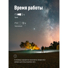 Фонарь-прожектор аккумуляторный , 5W LED, аккум. 3,7V 2,4 ah, 350Lm - 5 часов, 100m - 18 часа,